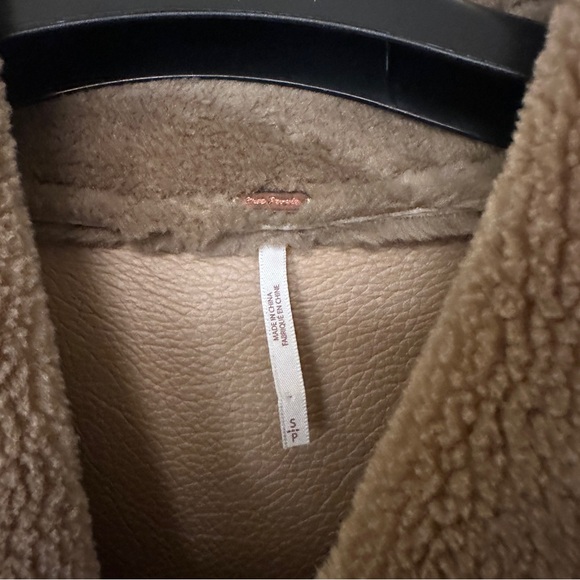 Brown Free People Teddy Coat - Picture 4 of 10